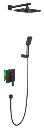 Душевая система Timo Torne SX-4319/03SM скрытого монтажа, черная