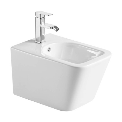 Биде ABBER Rechteck AC1250 подвесное белое Биде ABBER Rechteck AC1250 подвесное белое