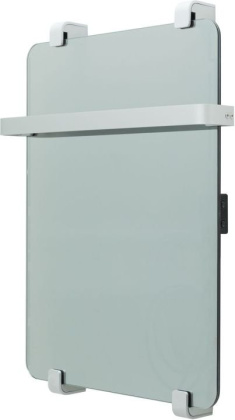 Полотенцесушитель электрический Allen Brau Infinity 60x44 с рейлингом и креплением, серебро браш