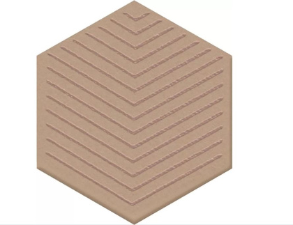 Декор OS\E241\63011 Агуста оранжевый матовый 5,2см*6см*6,9мм (1уп/26шт/), шт