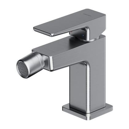 Смеситель для биде OMNIRES PARMA PM7421IN с донным клапаном (инокс)