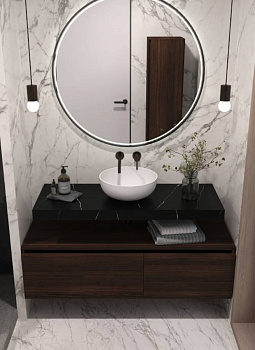 Столешница прямая FLAT NERO MARQUINA 1010*460*70 Столешница прямая FLAT NERO MARQUINA 1010*460*70