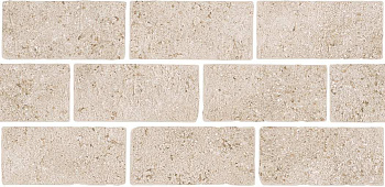 Бордюр BR024 Роверелла бежевый мозаичный 14.7*34.5*11 (уп\7шт), шт