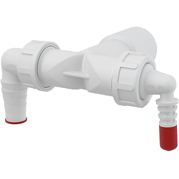 Двойной штуцер G1"/18-23 с обратными клапанами Двойной штуцер G1"/18-23 с обратными клапанами