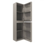 Шкаф Caprise VSC-4CA150MLG-R подвесной, правый, 1500*404*350, светло-серый матовый