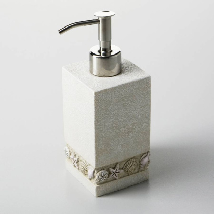 Дозатор для жидкого мыла Inn, 7,4х18,4х8 см, бежевый, K-4399