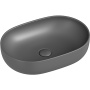 Умывальник чаша накладная овальная (цвет Антрацит Матовый) Element 600*415*135мм