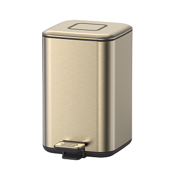 Ведро квадратное золото матовое 10948-MG Boheme