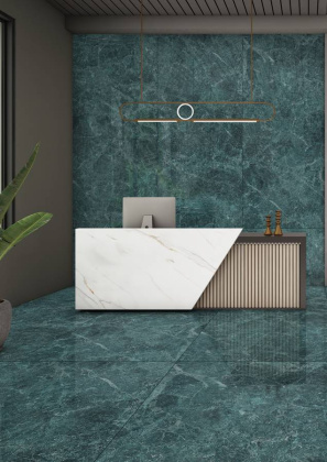 Керамический слэб NORD VERDE LUMINOUS 2800х1200х6мм, Double Polished