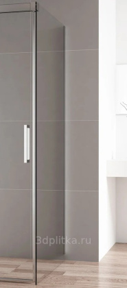 DUET SOFT-M-90-FIX-C-Cr Универсальная боковая панель без пристенного профиля