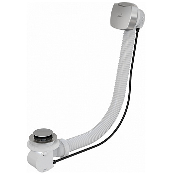 Сифон для ванны автомат комплект, хром Сифон для ванны автомат комплект, хром