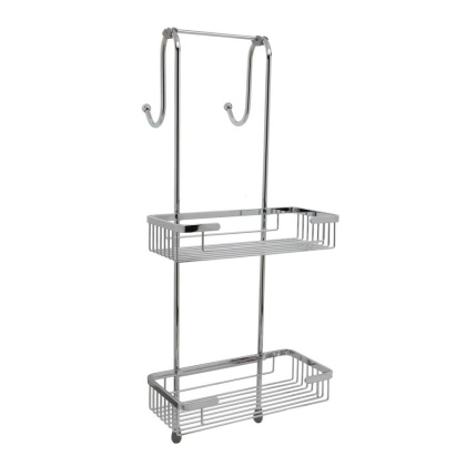 Комплект из держателей и 2-х навесных полок, 27,5х66,5х27,3 см, хром, K-72222