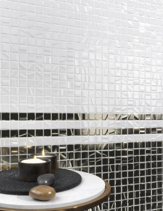 Мозайка Темари 20003 белая  (12шт-1,066м2) 29,8*29,8*3,5, м2