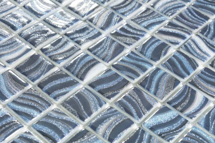 Стеклянная мозаика, 7800 Glitter Blue 25x25, Glitter Стеклянная мозаика, 7800 Glitter Blue 25x25, Glitter