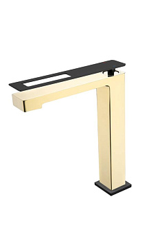 Смеситель Q для умыв. выс. GoldBlack_Комплект Смеситель Q для умыв. выс. GoldBlack_Комплект