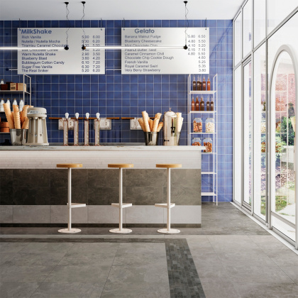 Декор SBM009\SG4583 Ламелла серый светлый мозаичный 25*50.2*9.5 (уп\10шт), шт