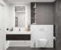 Mars Grey Керамогранит белый 60x120 Матовый Карвинг