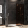 W90G-150-1-195BBr Gem Solo Дверь душевая 150х195, стекло бронзовое, профиль черный матовый