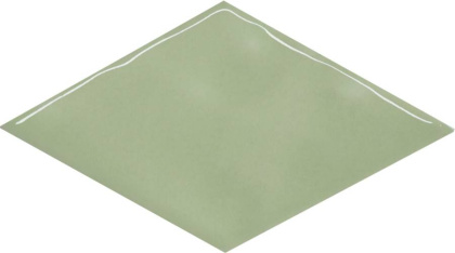 Декор Риад зелёный светлый глянцевый 13,5x7,8x0,9