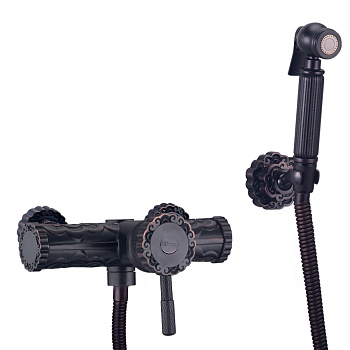 Смеситель Lemark Jasmine LM6618ORB с гигиеническим душем Смеситель Lemark Jasmine LM6618ORB с гигиеническим душем