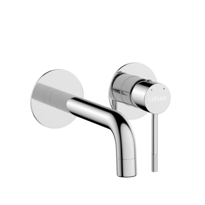 RELAX-BLI2-1-IN-W0 Смеситель для раковины встраиваемый с внутренней частью, без донного клапана, сатин