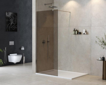 LIBERTA-L-1-100-120-C-Cr Душевая перегородка с односторонним входом 1000x1200x1950 мм