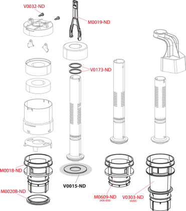 Сливной механизм ECOLOGY для скрытых систем инсталляции