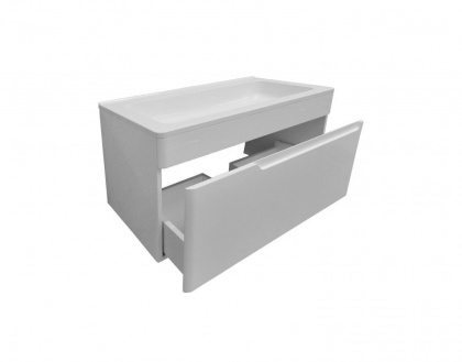 Тумба подвесная под умывальник Kare Luxe 800х450 1 ящик (ШхГхВ) 798х446х477 Тумба подвесная под умывальник Kare Luxe 800х450 1 ящик (ШхГхВ) 798х446х477