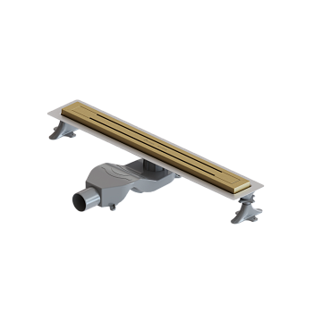 Душевой лоток Premium Trendy 60см, нерж.сталь МАТ. ЗОЛОТО