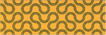 Плитка настенная Spin Yellow-Black Geo 25х75 (O-SPI-WTU061) (6шт/1,125м2), м2