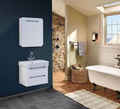 Тумба Onika Неаполь 60 подвесная, белая (ум. Олимпия 60)