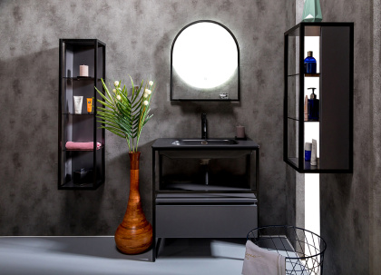 Ящик под консоль LOFT 80 Антрацит, 1 полка 894-080-A Boheme Ящик под консоль LOFT 80 Антрацит, 1 полка 894-080-A Boheme