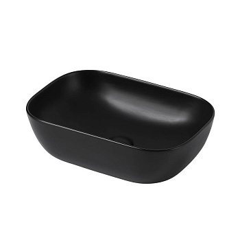 Раковина накладная ABBER Rechteck AC2200MB черная матовая Раковина накладная ABBER Rechteck AC2200MB черная матовая