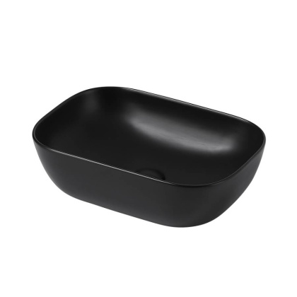 Раковина накладная ABBER Rechteck AC2200MB черная матовая Раковина накладная ABBER Rechteck AC2200MB черная матовая