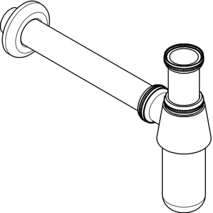 Сифон для раковины GROHE, 1 1/4″, хром (28920000)