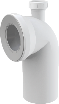 Колено для унитаза с присоединением DN40 - колено 90° 