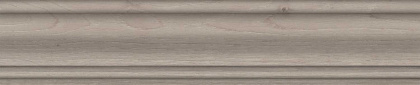 Плинтус Тровазо серый матовый 39,8x8x1,55