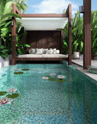 Стеклянная мозаика, 5608 Bali 25x25, Nature