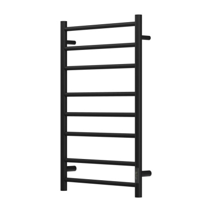 Полотенцесушитель электрический Point Аврора PN10858B П8 500x800 диммер справа, черный