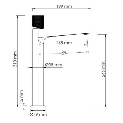 Mosel 4603H Смеситель для умывальника Mosel 4603H Смеситель для умывальника