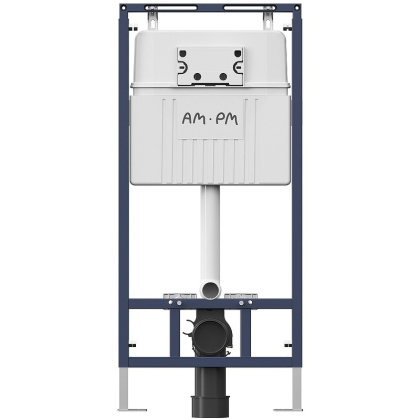 IS100101.701700 Инсталляция MasterFit с клавишей L глянец. белый с подвесным унитазом Spirit V2.0 FlashClean с си