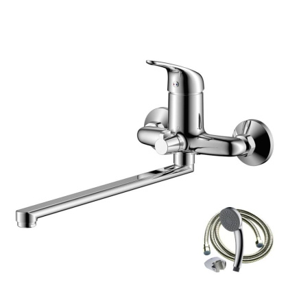 Смеситель д/ванны с длинным изливом LEON, арт.04221LN