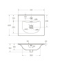 Керамическая раковина BelBagno BB500/390ETL Керамическая раковина BelBagno BB500/390ETL