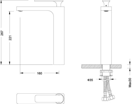 Смеситель Timo Torne 4311/02F antique