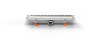 Душевой лоток 45 см Creto Walkway CRE-450 WN с решеткой, хром