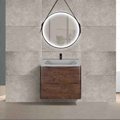 База под раковину Paola 600 подвесная, 2 выкатных ящика soft close, R.Wood