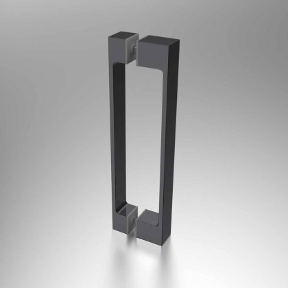 Душевая дверь Alpha VDP-3AL700CLGM, вороненая сталь, стекло прозрачное