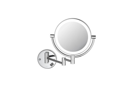 Зеркало косметическое настенное с подсветкой 5х AQUATEK AQ4912CR