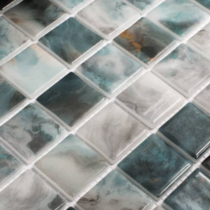 Стеклянная мозаика 5606 Air Force 38x38, Nature