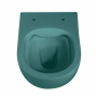 Подвесной унитаз Abber Bequem AC1101MBG темно-зеленый матовый с микролифтом